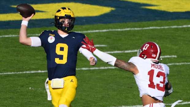 Michigan quarterback J.J. McCarthy